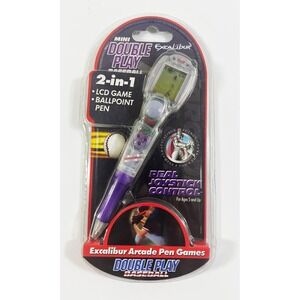 X-MINI DOUBLE PLAY BASEBALL ARCADE PEN - ELECTRONIC HAND-HELD - EXCALIBUR